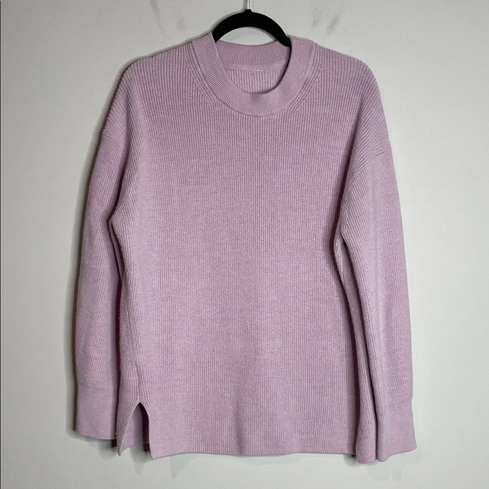 Lululemon | Women’s Merino Wool-Blend Ribbed Crewneck Sweater Size 12